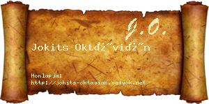 Jokits Oktávián névjegykártya
